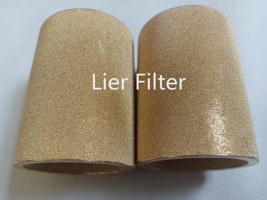 再使用可能な10-15ミクロンによって焼結させる青銅色の金属フィルター評価99.99%
